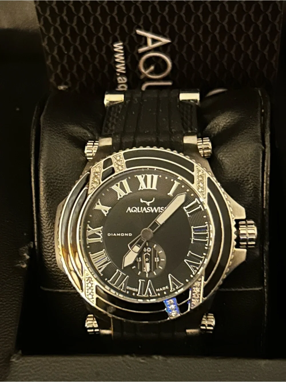 Aquaswiss waterproof wristwatch